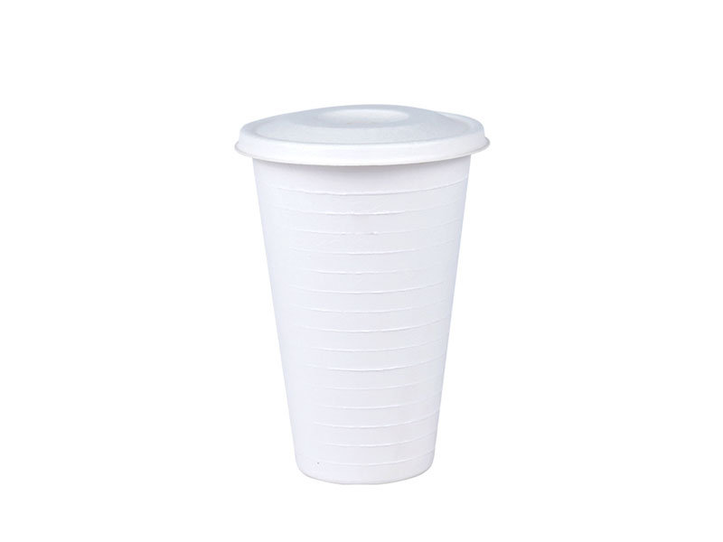 Eco Friendly Custom Disposable Compostable Biodegradable Paper Pulp Straw Cup Lid