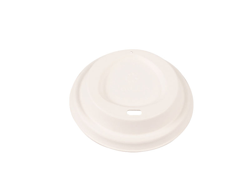 Eco Friendly Disposable Compostable Biodegradable Sustainable Paper Pulp Coffee Cup Lid Cover