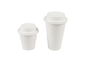 Zero Waste Eco Friendly Custom Disposable Compostable Biodegradable Paper Pulp Coffee Cup Lid