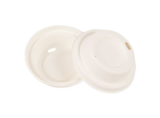 Compostable Biodegradable Disposable Bagasse Coffee Cup Lid